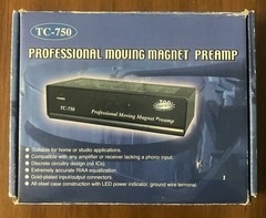 Technolink TC-750 MM Phono Preamp RIAA Turntable Amplifier Black