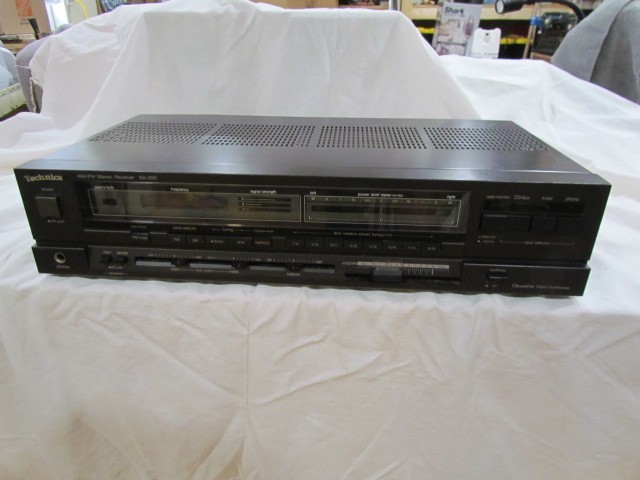 Technics SA-290 Quartz Synthesizer AM/FM Stereo Receiver Working – Bench Tested