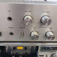 Technics M-202 Dual Cassette Deck SU-V11 Integrated Amplifier Tested Japan