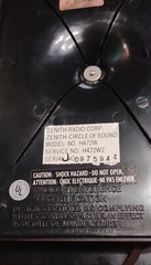 Vintage Zenith Circle of Sound AM/FM Clock Radio (K472W) – Working Radio, 1970s