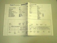 ROLAND TD-7 Percussion Drums Sound Module SERVICE MANUAL With Circuit Schematics