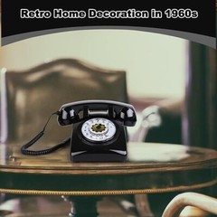 Teléfono fijo giratorio retro Teléfono vintage de los años 60 Teléfonos. neuvo.