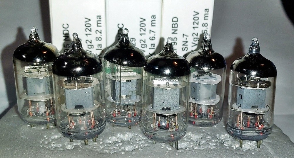 6 Pieces 6J1P 6Ж1Π (6AK5 EF95 5654) NOS Russia Tubes
