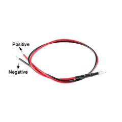 10Pcs White Wired 3mm LED Lights for Marantz Sansui Pioneer 6v-12v AC/DC 8v