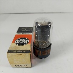 RCA 6K6GT & 6SK7-GT/G Smoked Glass Vintage Vacuum Tube Lot Untested