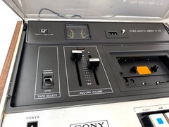 Vintage 1970’s Sony TC-129 TAPECORDER Stereo Audio Cassette Recorder READ