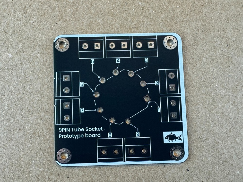 New 9-Pin Vacuum Tube Board Prototype Adapter Socket for DIY Breadboard (Qty)