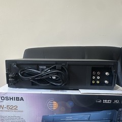 Toshiba W-522 VHS Video Cassette Recorder VCR 4-Head Hi-Fi VHS Media *NO REMOTE*