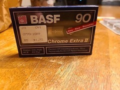 BASF Chrome Extra II 90 Precision Hifi 2 x 45 Min Cassette Tape – New Sealed