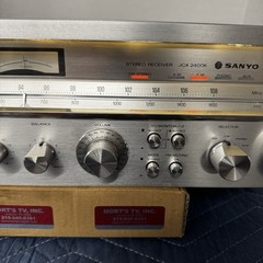 SANYO JCX-2400K VINTAGE AM/FM STEREO RECEIVER – SERVICED – CLEANED – TESTED