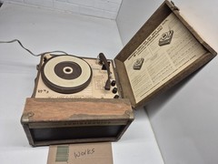 WORKING Audiotronics 4-Speed RPM Record Player 300T Classroom Tutorette Vintage