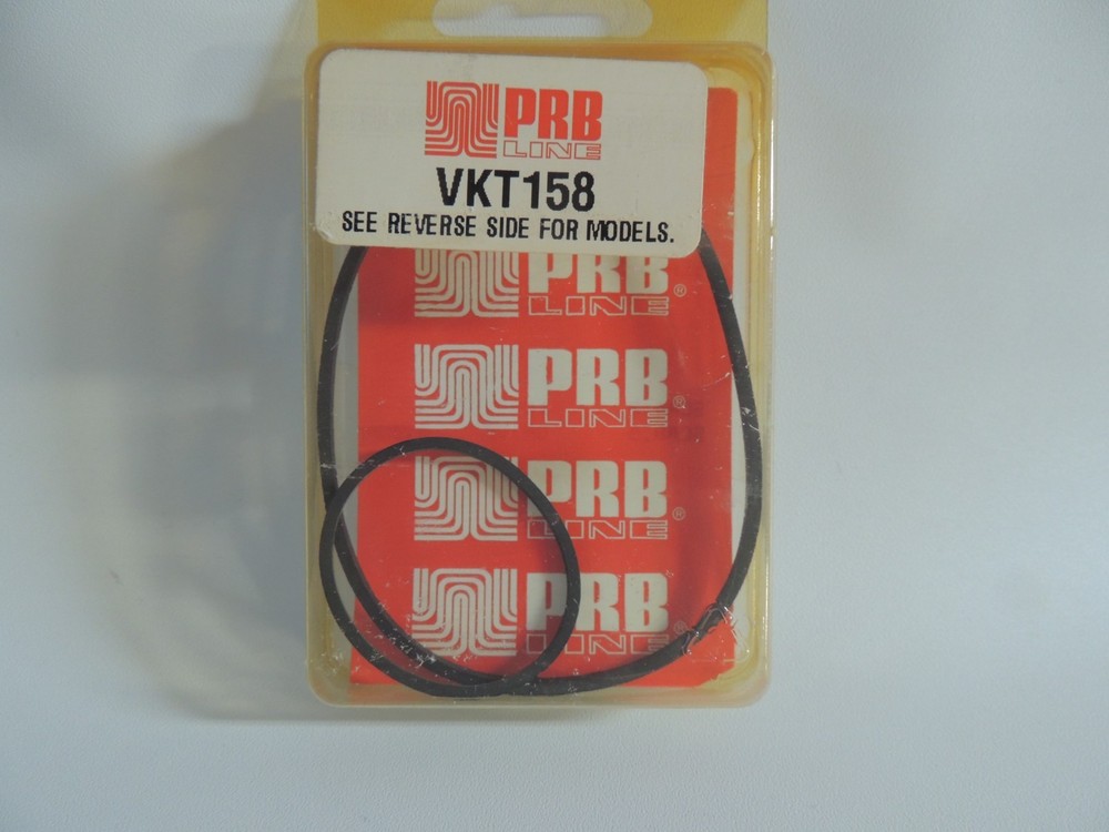 PRB VKT 158 VCR Belt Kit Includes 1 each of SCA4.2 SCA8.9 belts