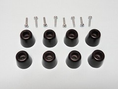 8 Marantz Receiver Replacement Feet & Screws (USA, NOS) 2270, 2325, 4230, 4400