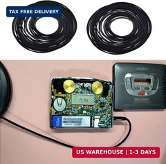 100pcs Recorder Rubber Belts, 40-135mm Cassette Recorder Repair Maintenance Mix