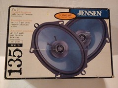 Vintage Pair Vintage Jensen Coaxial Swivel Tweeter 5×7 Speakers NEW XS2570
