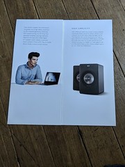 KEF X 300 A HI-FI YOUR COMPUTER AUDIOPHILE BROCHURE MANUAL AD