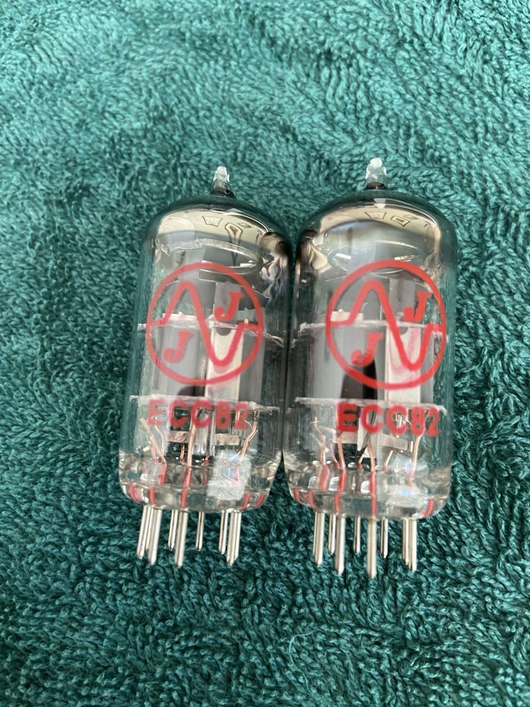 Pair of JJ ECC802s / Hi-Performance 12AU7 Preamp Vacuum Tubes