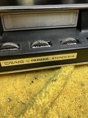 8 TRACK PLAYER CRAIG 4+4 PLAY BOTH 8/4 TRACK TAPES SERVICED VIDEO
