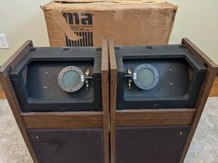 Micro-Acoustics FRM-3ax Vari-Axis Bookshelf Speakers w/ Box – vintage USA
