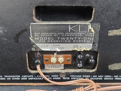 Restored! KLH Model Twenty One 21 Table Radio 60s Walnut Wood Kloss VTG Classic