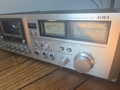 Vintage Aiwa AD-6600U Cassette Deck – Powers On, Lights Up, Needs Belts/Repair