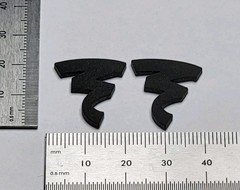 Focal Speaker Badge Emblem Logo Premium Black 7/8″ Pair With Adhesive
