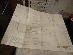 Vintage HH Scott OEM Panel Mounting Template Instructions 222 299 LK-722 NOS