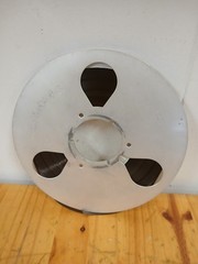 Audiotape Metal 10″ Reel with Tape Analog Recorder