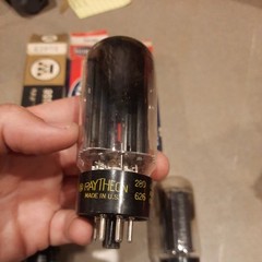 Lot of 3 GE 5U4GB 5AS4A Rectifier Tubes In Box Untested