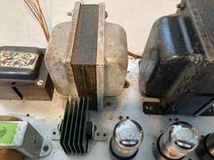Vintage Tube Amplifier Power Supply Chassis Transformers 1950s 1960s Project