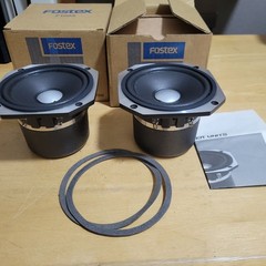 FOSTEX F120A Full Range Speakers Pair Refoamed Original Box Included Tested