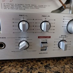 Akai GX-77 Reel to Reel – ONE Knob for REC-L or REC-R or BIAS ADJUST – ONE KNOB