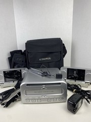 RARE Audiovox VBP3000 Video in a Bag Dual 5″ Screens + Extra Screen Bag Antenna