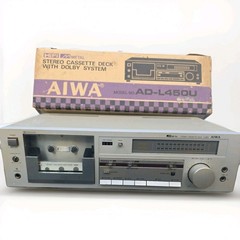 Aiwa AD-L450U Stereo Cassette Deck with Dolby System In Original Box Tested