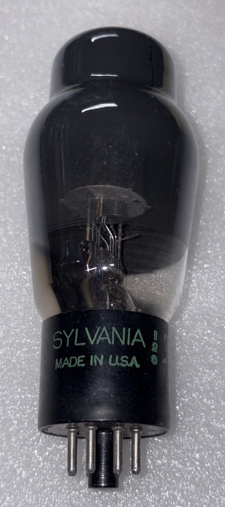Sylvania 6L6G Smoke Glass Power Vacuum Tube Amplitrex Tested 74%