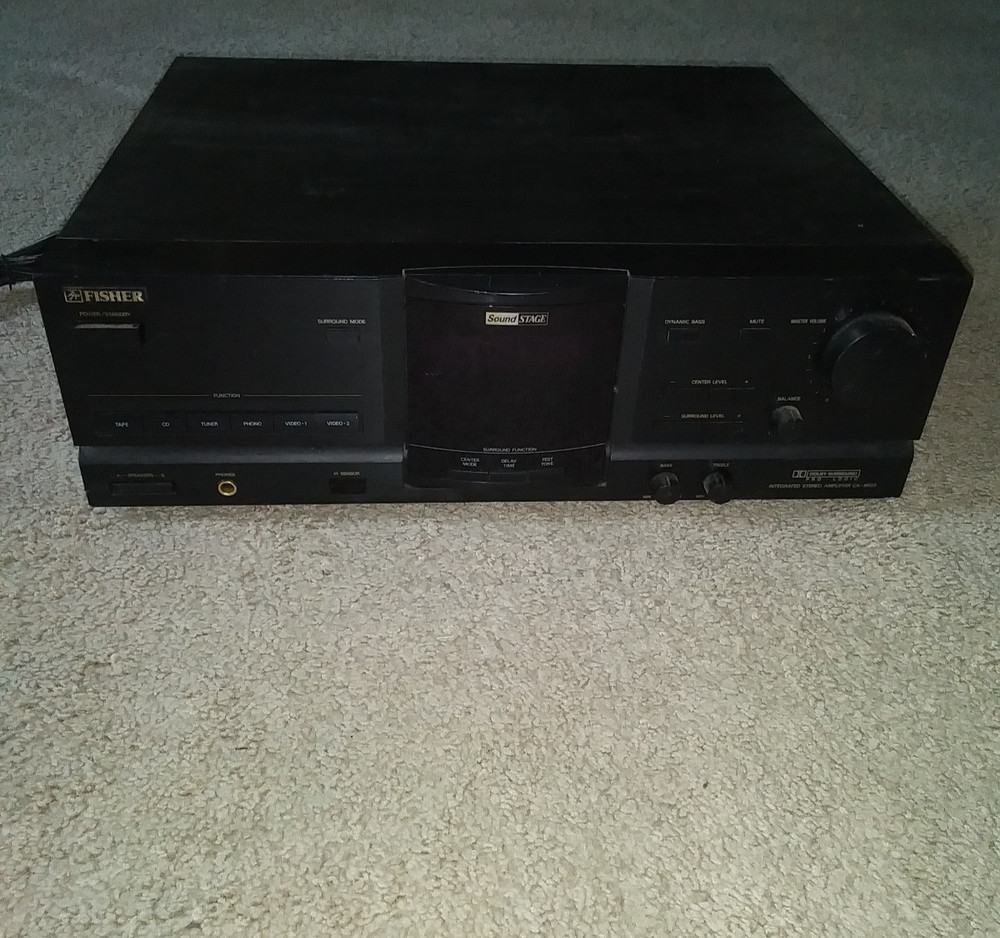 READ Vintage Fisher CA-9655 AV Receiver