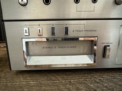 Yorx M2608 Stereo System Receiver EQ AM FM Cassette 8 Track Works *Read*