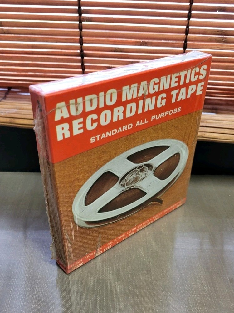 Vintage Audio Magnetics 5″ Reel Recording Tape 600 Feet Factory Sealed