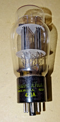Western Electric Type 421A Dual Power Triode Tube, Good