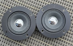 Nice Pair Sansui T-195 2” Cone 3”frame Tweeter Drivers Speakers 5.8 DCR