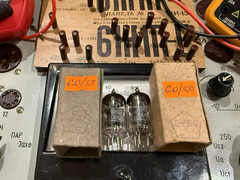 2x 6J1P-E ( 6AK5 EF95 6F32 6J1 ) MATCHED PAIR #2 (NEW BOXED 1965) Little Dot Amp