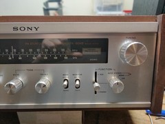 Sony STR-6045 wood cabinet AM/FM Stereo Receiver 1971 Vintage Serviced See Video