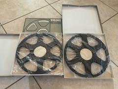 TEAC RE-1003 BLACK 1/4″ x 10.5” Reel Metal Empty original reel tape new(1}.