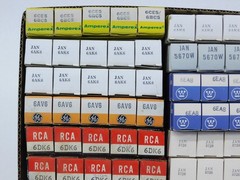 6CE5 6BC5 6AK6 6DK6 5670W 6EA8 5726 Vintage NOS Tubes (lot of 80)
