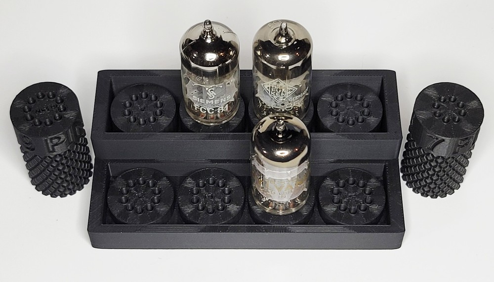 Vacuum Tube Pin Straighteners 7 Pin 9 Pin & Octal Display Stand Holder for 9 Pin