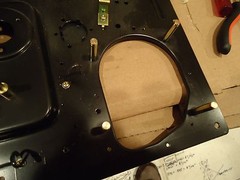 Pioneer PL-516 Stereo Turntable Parting Out Bottom Cover with Screws