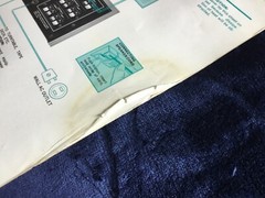 Sansui 771 Rear & Front Laminated Information Sheet