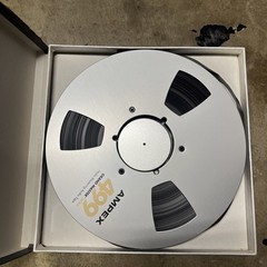 Ampex 499 Grand Master Gold 10.5 1/2” Tape Metal Take-up Reel