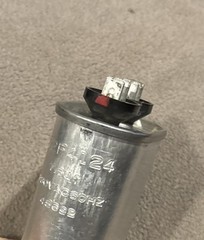Vintage Bell + Howell 45692 16mm GE Capacitor 75-15-A 7.5uf 330VAC # 72F4124