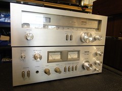 Matching Vintage Nikko NA-850 Integrated Stereo Amplifier and TA-550 Tuner